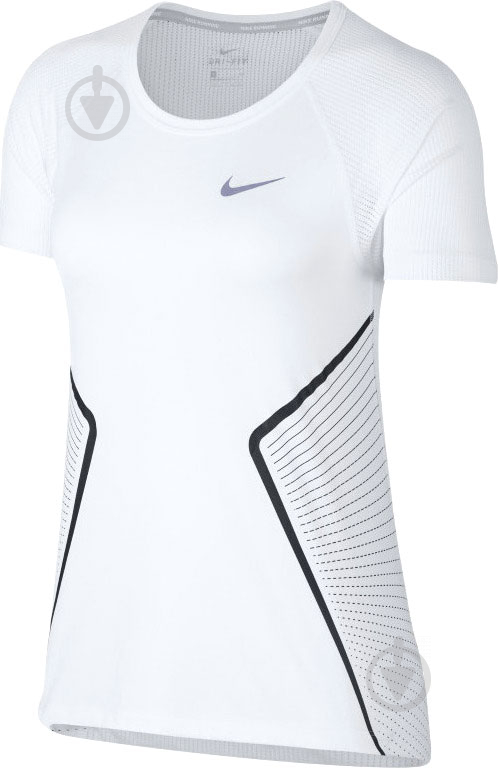 Футболка Nike W NK DRY MILER TOP SS GX 890349-101 р.S белый - фото 1