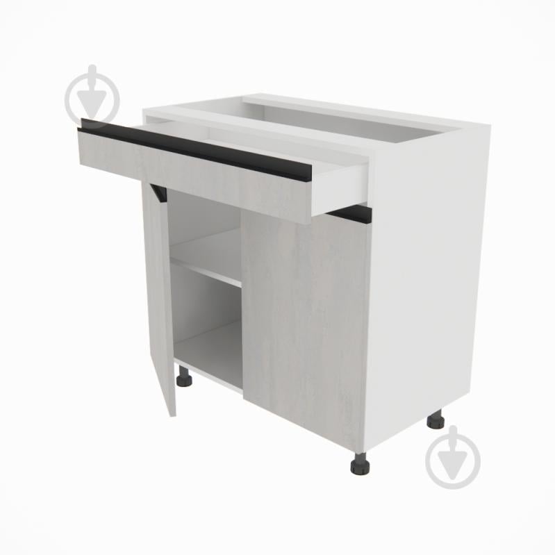 Тумба нижня Софі ( Н 80 ДШ FAVORIT) шовковий камінь/білий Світ Меблів - фото 2 Тумба нижня Софі ( Н 80 ДШ FAVORIT) шовковий камінь/білий Світ Меблів - фото 2