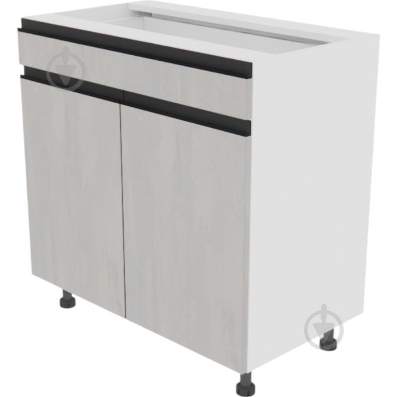 Тумба нижня Софі ( Н 80 ДШ FAVORIT) шовковий камінь/білий Світ Меблів - фото 1 Тумба нижня Софі ( Н 80 ДШ FAVORIT) шовковий камінь/білий Світ Меблів - фото 1