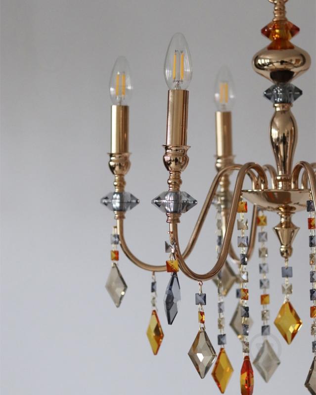 Люстра Edlin Vanessa 6x12 Вт E14 PL2416-6 - фото 3 Люстра Edlin Vanessa 6x12 Вт E14 PL2416-6 - фото 3