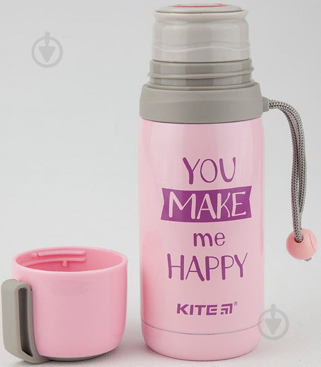 Термос KITE 350 мл рожевий - фото 3 Термос KITE 350 мл рожевий - фото 3