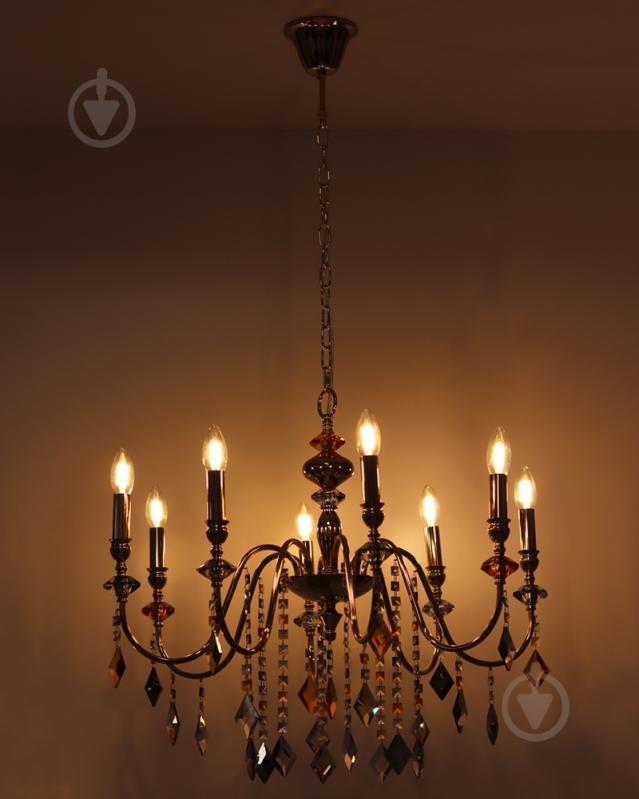 Люстра Edlin Vanessa 8x12 Вт E14 PL2416-8 - фото 6