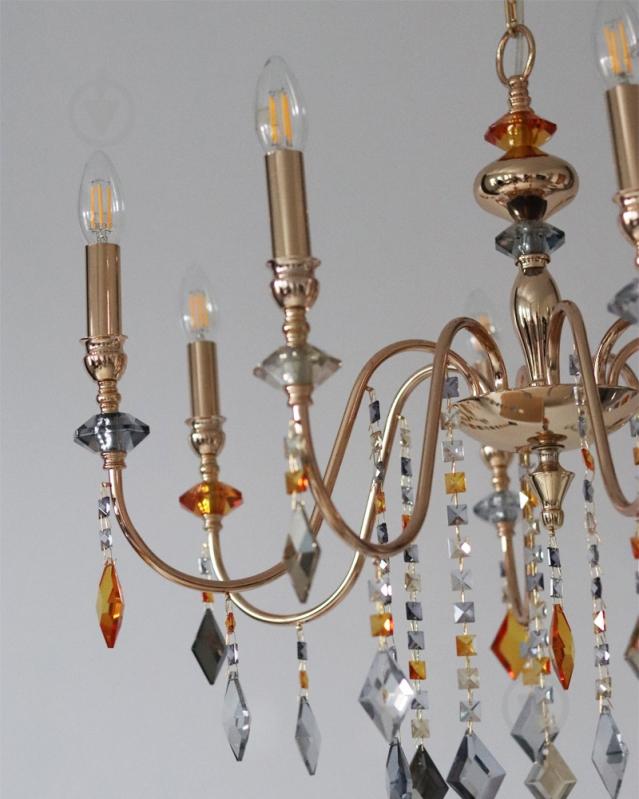 Люстра Edlin Vanessa 8x12 Вт E14 PL2416-8 - фото 4