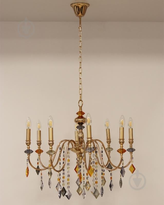 Люстра Edlin Vanessa 8x12 Вт E14 PL2416-8 - фото 3