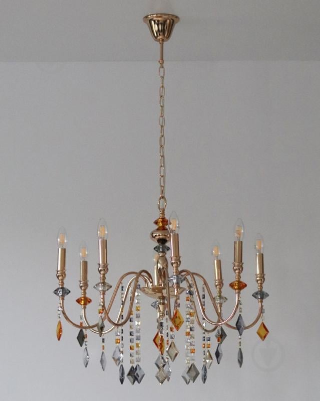 Люстра Edlin Vanessa 8x12 Вт E14 PL2416-8 - фото 2