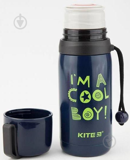 Термос KITE 350 мл синий - фото 3 Термос KITE 350 мл синий - фото 3