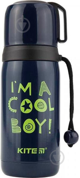 Термос KITE 350 мл синий - фото 1 Термос KITE 350 мл синий - фото 1