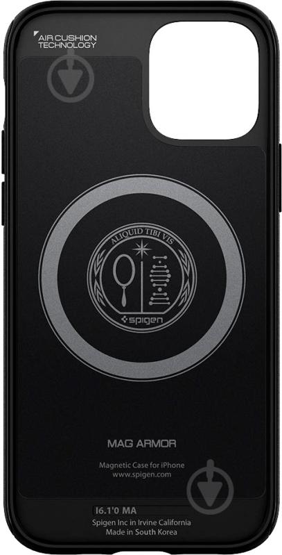 Чехол Spigen Mag Armor Black для Apple iPhone 12Apple iPhone 12 Pro - фото 1