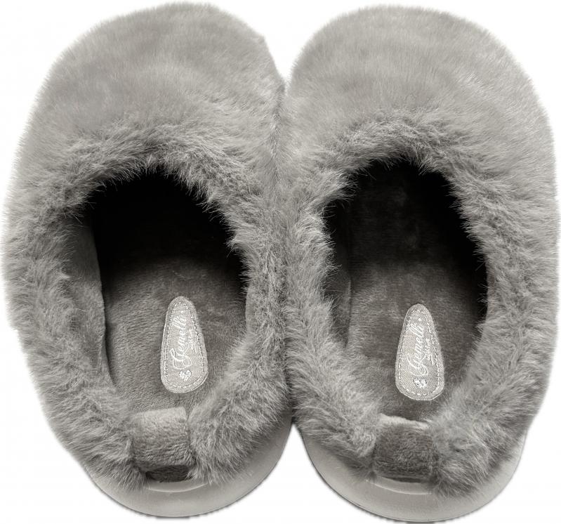 Тапки домашние Gemelli Миледи р.38/39 серый - фото 2