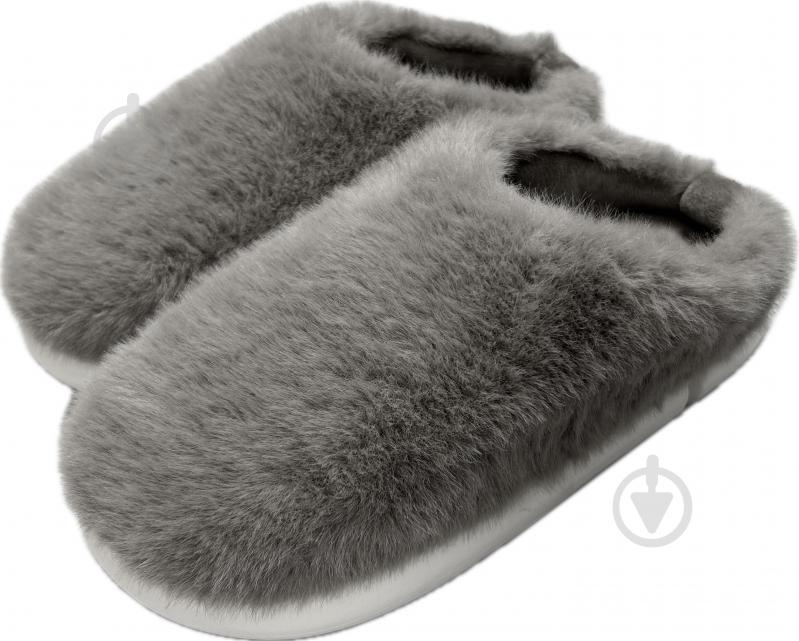 Тапки домашние Gemelli Миледи р.40/41 серый - фото 1
