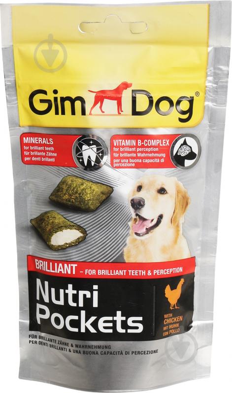 Витамины Gimpet  GimDog Nutri Pockets Agile для зубов 45 г - фото 1