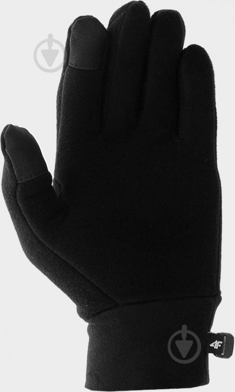 Варежки 4F GLOVES CAS U038 4FJAW23AGLOU038-21S р.S-M черный - фото 2