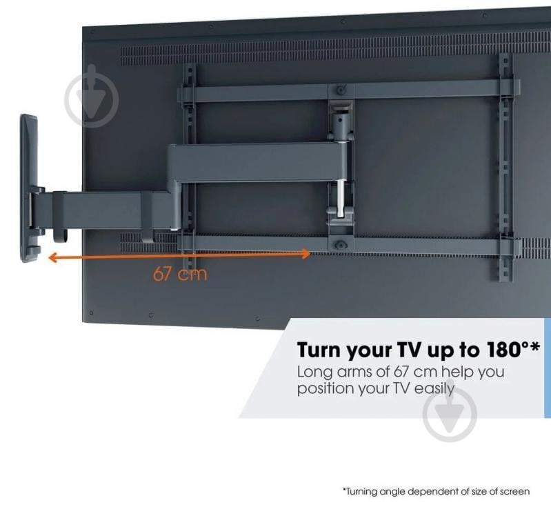 Кронштейн Vogels TVM 3643 поворотно-наклонные 40"-77" черный - фото 6 Кронштейн Vogels TVM 3643 поворотно-наклонные 40"-77" черный - фото 6