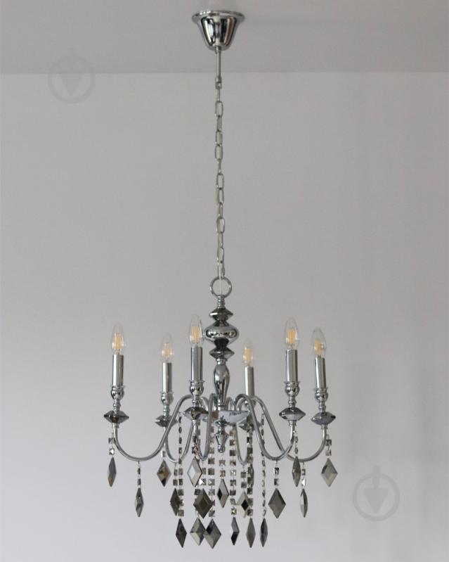 Люстра Edlin Vanessa 6x12 Вт E14 PL2417-6 - фото 2