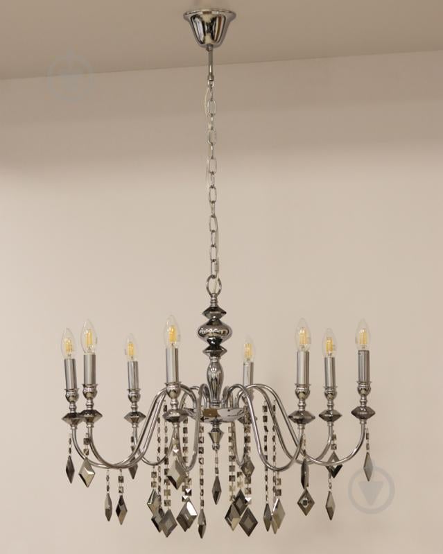 Люстра Edlin Vanessa 8x12 Вт E14 PL2417-8 - фото 2