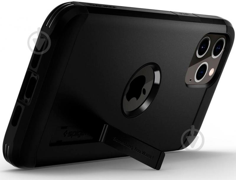 Чехол Spigen Tough Armor Black для Apple iPhone 12Apple iPhone 12 Pro - фото 4