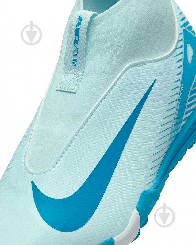 Сороконожки Nike JR ZOOSUPERFLY 10 ACADEMY TF FQ8310-400 р.35 голубой - фото 6