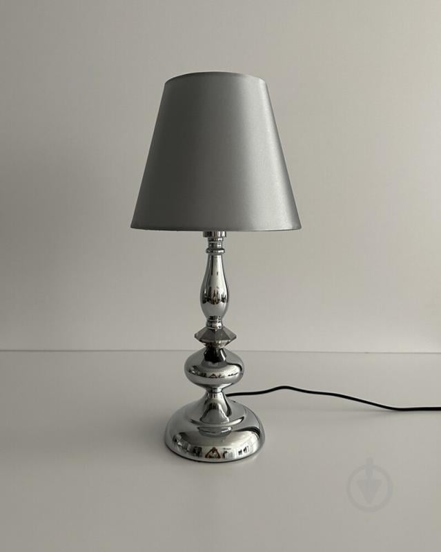 Настільна лампа Edlin Vanessa 1x12 Вт E14 хром PL2417-1T - фото 2 Настільна лампа Edlin Vanessa 1x12 Вт E14 хром PL2417-1T - фото 2