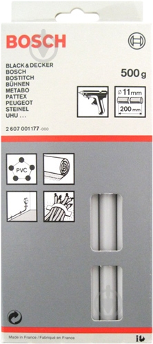 Стрижні клейові Bosch 11 мм 25 шт. 2607001177 - фото 1