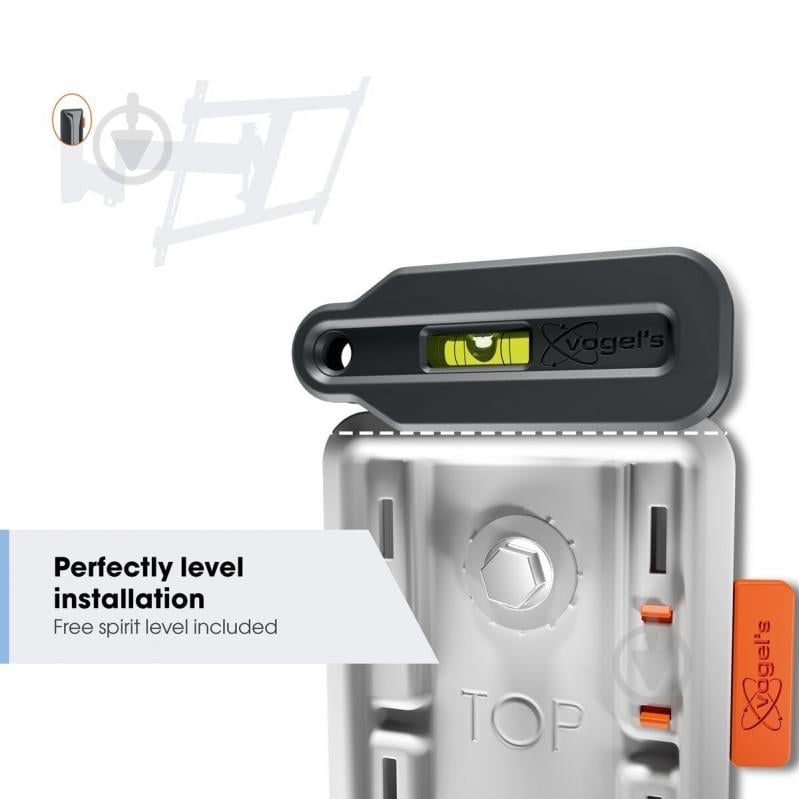 Кронштейн Vogels TVM 3643 поворотно-похилі 40"-77" білий - фото 8
