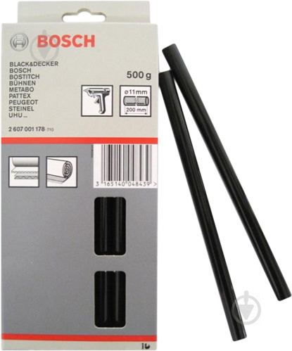 Стержни клеевые Bosch 11 мм 25 шт. 2607001178 - фото 1