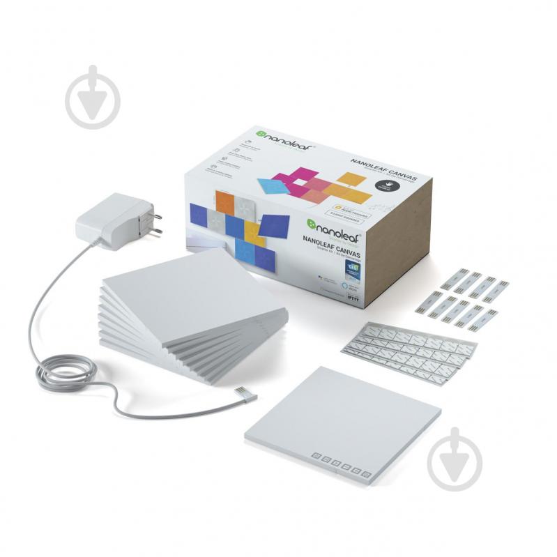 Светильник светодиодный Nanoleaf Canvas Smarter Kit (NL29-0002SW-9PK) - фото 1