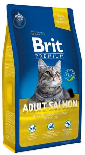 Корм Brit Premium Cat Adult Salmon 1,5 кг - фото 1