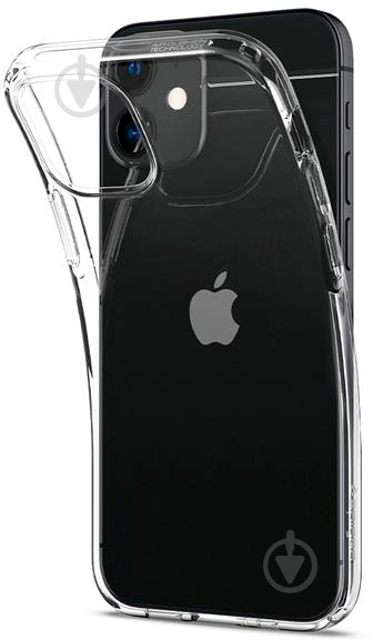 Чехол Spigen Crystal Flex Crystal Clear для Apple iPhone 12 Mini - фото 6