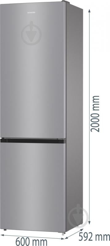 Холодильник Gorenje NRK6202ES4 (HZF3568SCD) - фото 17