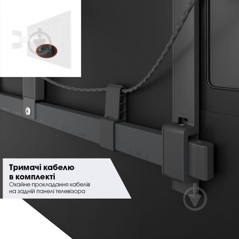 Кронштейн Vogels TVM 5445 поворотно-похилі 32"-65" чорний - фото 4 Кронштейн Vogels TVM 5445 поворотно-похилі 32"-65" чорний - фото 4