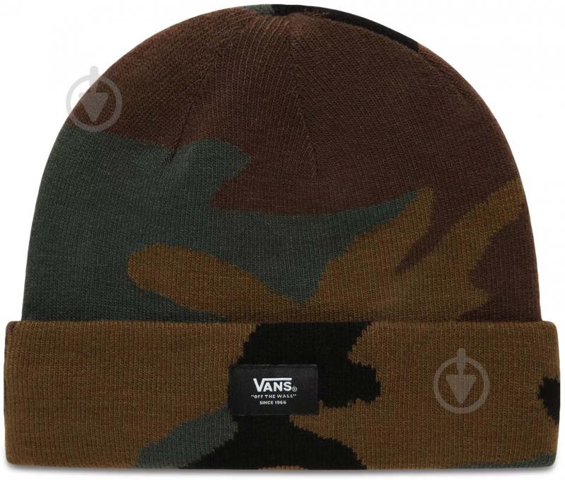 Шапка Vans Mn Mte Cuff Beanie VN0A3HJ9CMA1 р.one size хакі - фото 1