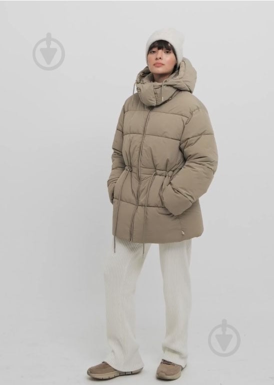 Пуховик жіночий Outhorn DOWN JACKET F251 OTHAW23TDJAF251-83S р.S бежевий - фото 1