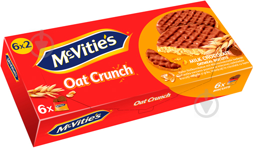 Печиво McVitie's Oat Crunch Молочний Шоколад 225 г - фото 1