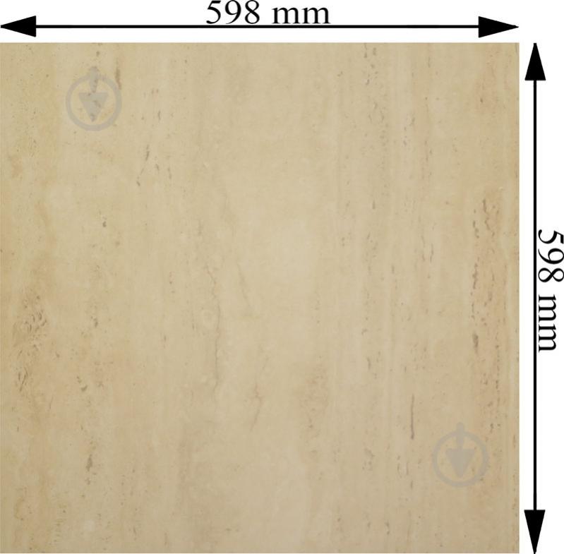 Плитка Tubadzin Travertine 59,8x59,8 - фото 3