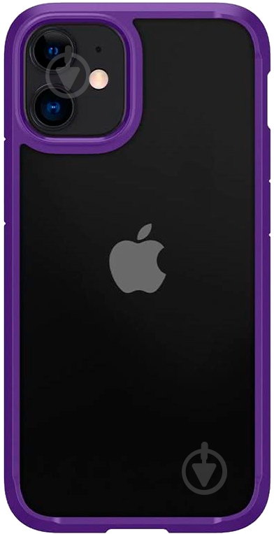 Чехол Spigen Crystal Hybrid Hydrangea Purple для Apple iPhone 12 Mini - фото 2