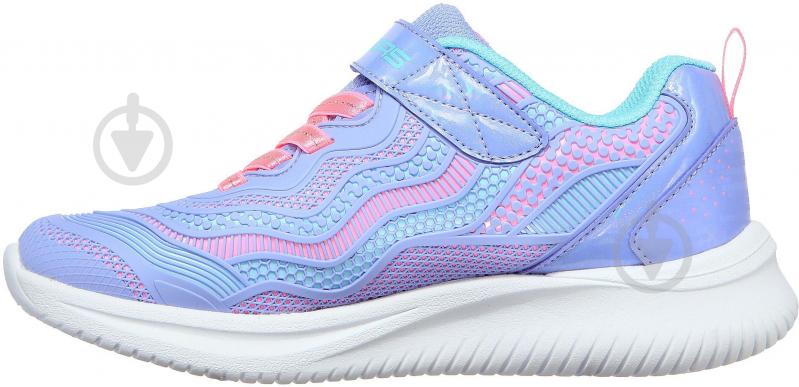 Кроссовки для девочек Skechers Jumpsters 302433L LVPK р.28,5 голубые - фото 2