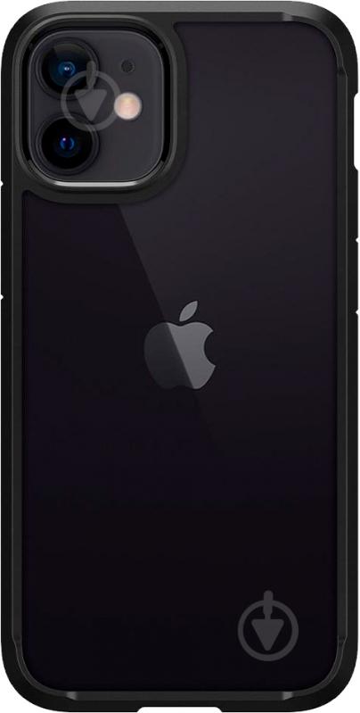 Чехол Spigen Crystal Hybrid Matte Black для Apple iPhone 12 Mini - фото 2