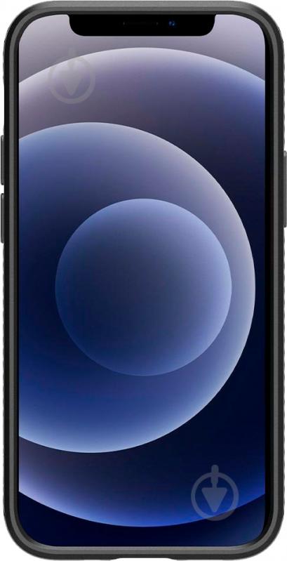 Чохол Spigen Liquid Air Matte Black для Apple iPhone 12 Mini - фото 3