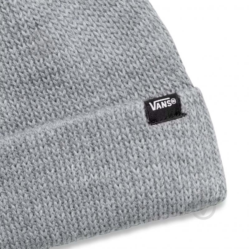 Шапка Vans MN CORE BASICS BEANIE VN000K9YHTG1 р.one size сірий - фото 2