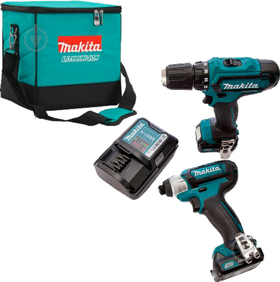 Набір акумуляторного інструменту Makita CLX201AX6 - фото 1