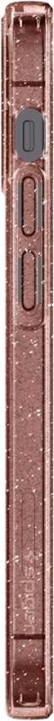 Чехол Spigen Liquid Crystal Glitter Rose Quartz для Apple iPhone 12 Mini - фото 5