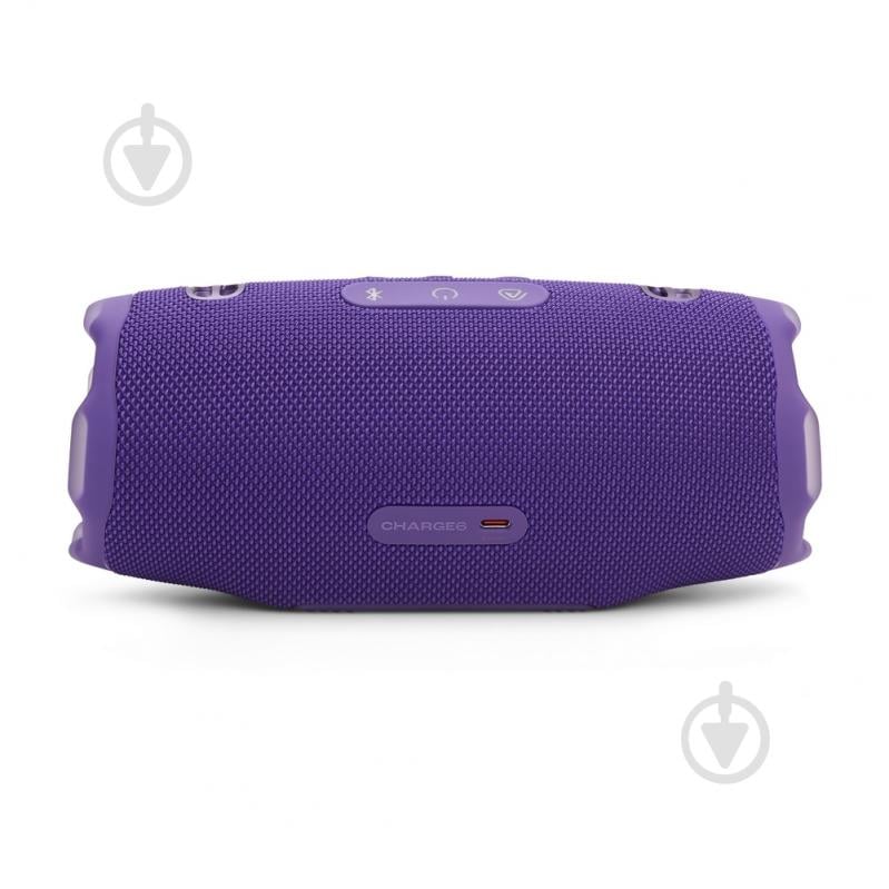 Портативная колонка JBL Charge 6 1.0 purple (JBLCHARGE6PUR) - фото 4 Портативная колонка JBL Charge 6 1.0 purple (JBLCHARGE6PUR) - фото 4