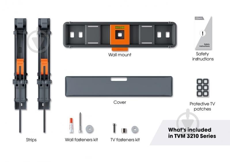 Крепление для телевизора Vogels TVM 3213 наклонные 19"-43" черный - фото 4 Крепление для телевизора Vogels TVM 3213 наклонные 19"-43" черный - фото 4