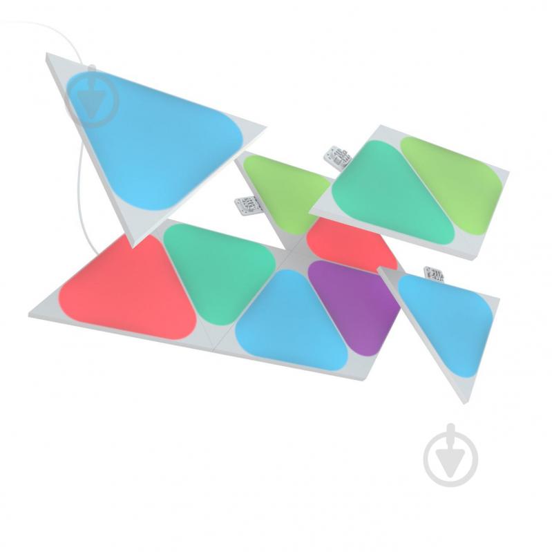 Светильник светодиодный Nanoleaf Shapes Mini Triangles (NL48-1001TW-10PK) - фото 2