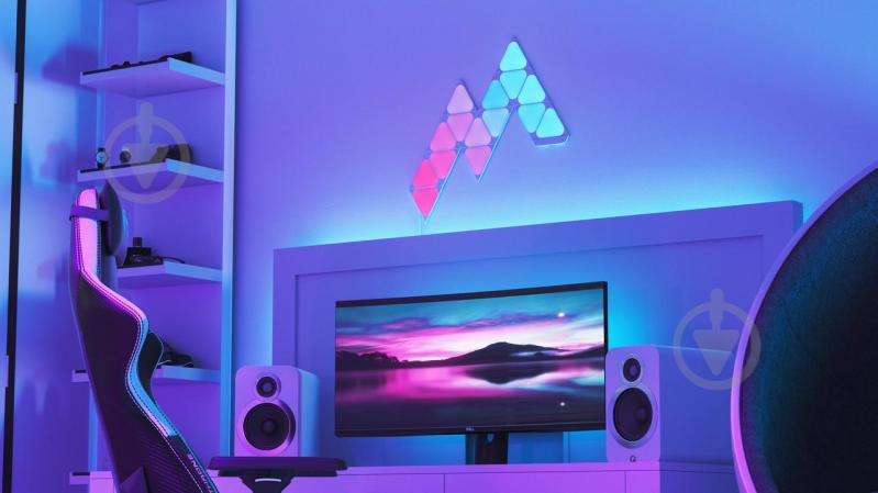 Світильник світлодіодний Nanoleaf Shapes Mini Triangles (NL48-1001TW-10PK) - фото 4