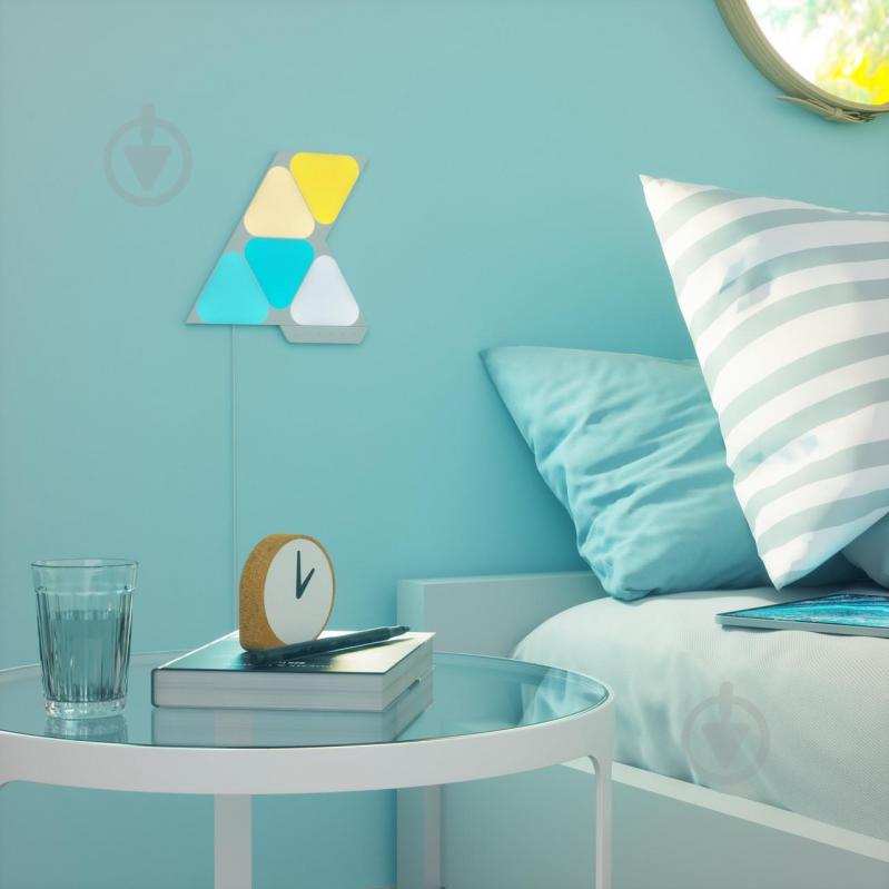 Світильник світлодіодний Nanoleaf Shapes Mini Triangles (NL48-1001TW-10PK) - фото 5