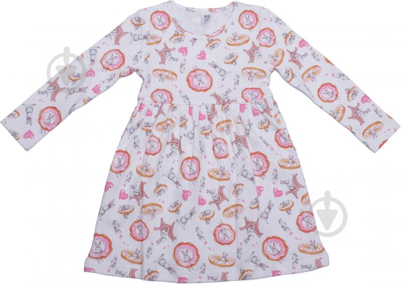 Сукня Luna Kids Тістечко 1066/22002 р.92-98 білий із рожевим - фото 1