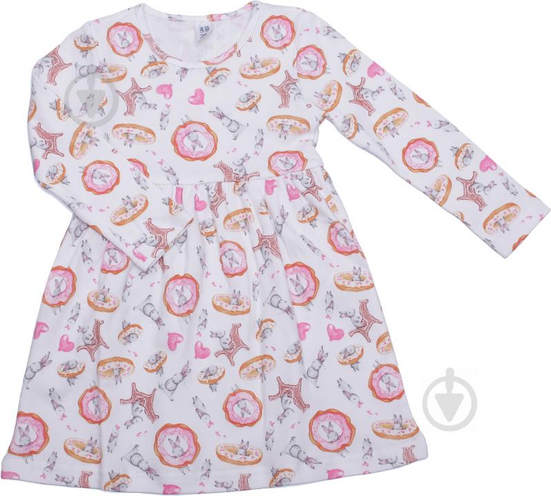 Сукня Luna Kids Тістечко 1066/22002 р.92-98 білий із рожевим - фото 3