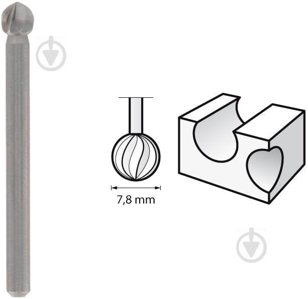 Насадка для гравірування Dremel 114 26150114JA - фото 3