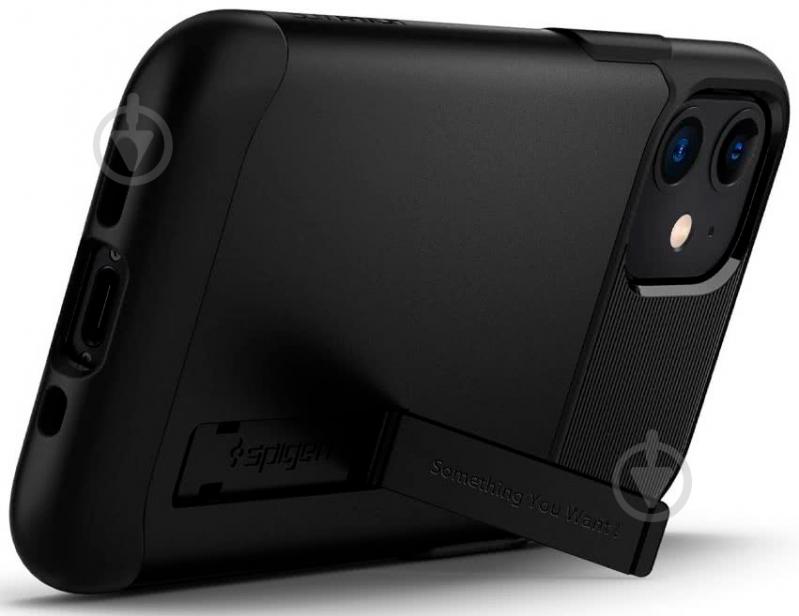 Чехол Spigen Slim Armor Black для Apple iPhone 12 Mini - фото 8 Чехол Spigen Slim Armor Black для Apple iPhone 12 Mini - фото 8